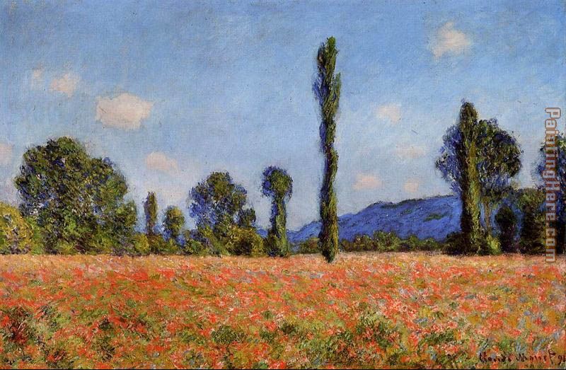 Claude Monet Poppy Field Giverny 2